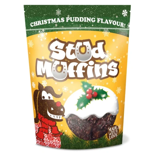 Christmas Pudding Stud Muffins