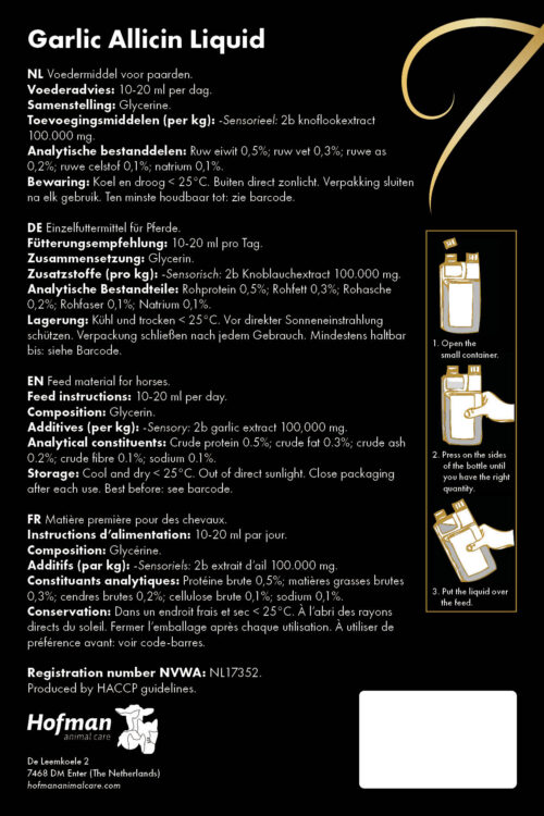 Excellent Horse Garlic Allicin Liquid  - Image 2