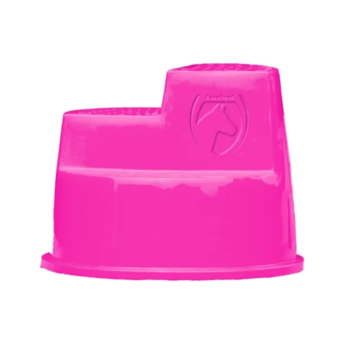 Excellent Horse Mounting Block 3 Steps Pink - Image 2