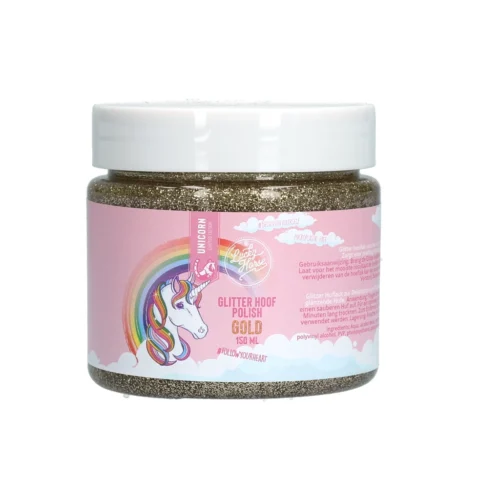 Lucky Horse Glitter Hoof Polish Gold