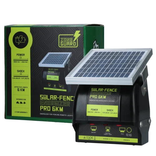 ZoneGuard Solar-Fence Energizer Pro 6 km