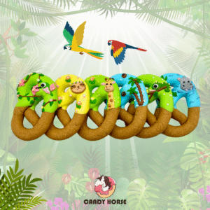 Candy Horse Pretzels with icing- Limited collection
