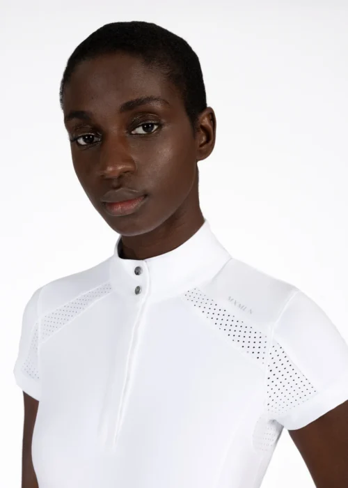 Aveen Show Shirt (White)- Maximilian Equestrian - Image 3