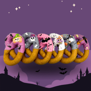 Candy Horse Pretzels with icing- Limited collection