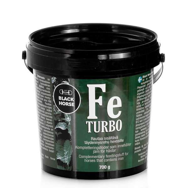 Black Horse Fe Turbo Iron - täiendsööt hobustele